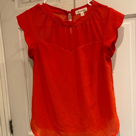 Red dress shirt